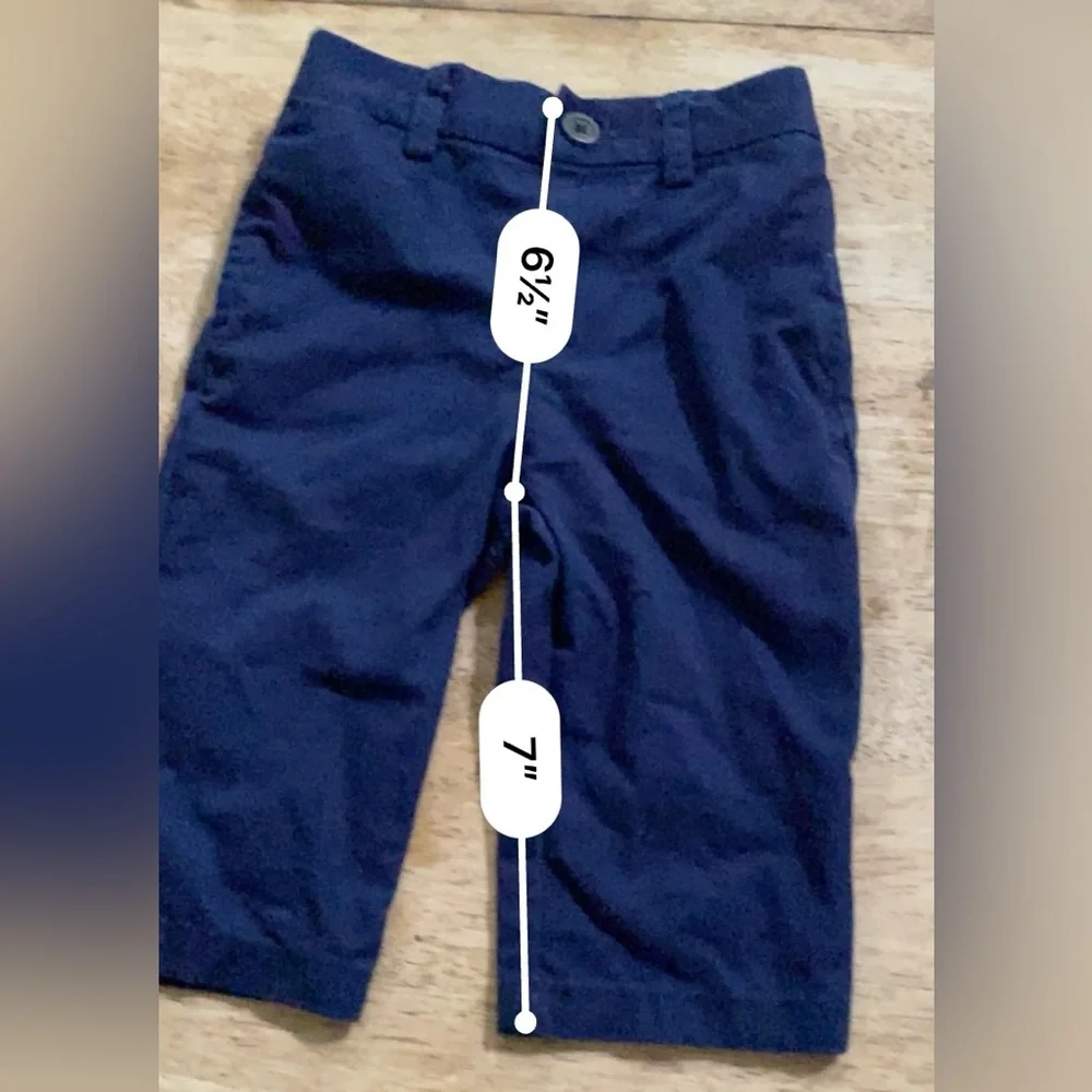 Ralph Lauren Infant Sz 6 mo Navy Polo Chino‎ Pants